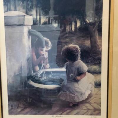 Artwork framed,print