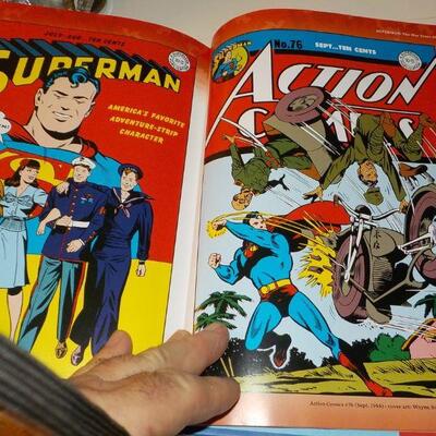 " Superman comics during the war years 1938-1945".