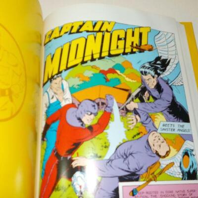 " Captain  Midnight hard cover Book of cartoon".