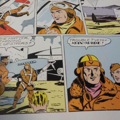 " Captain  Midnight hard cover Book of cartoon".