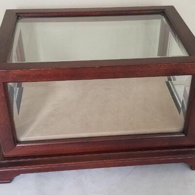 Lot #62  Handsome Bombay Company Glass Display Case