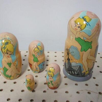 Lot 24 - Russian Nesting Doll of Tinkerbell 