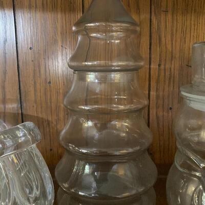 Christmas Holiday Glass Jar Decor