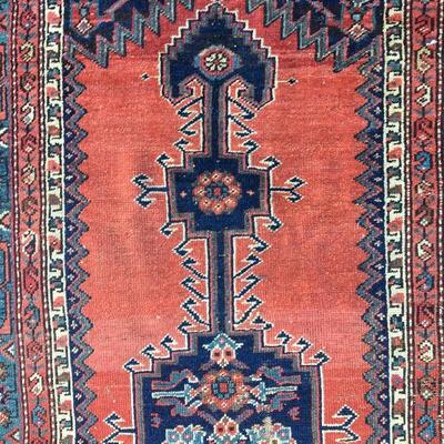 Rare Antique Hand Woven Persian Rug 3’6 x 6’7