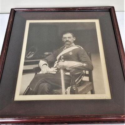 Lot #66  Original antique photograph of British Army Officer -early 19th century - identified