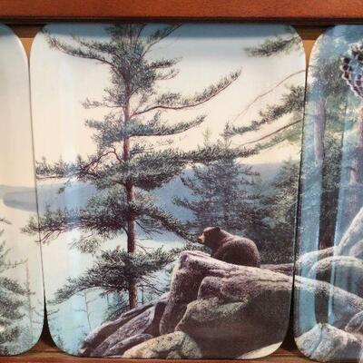 #7 North Woods Grandeur Collection of (4) Plate