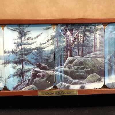 #7 North Woods Grandeur Collection of (4) Plate