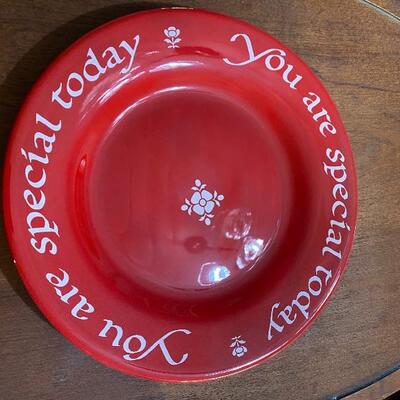 You Are Special Today The Original Red Plate