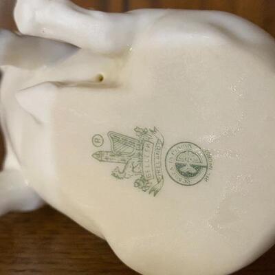 Belleek Pig Figurine