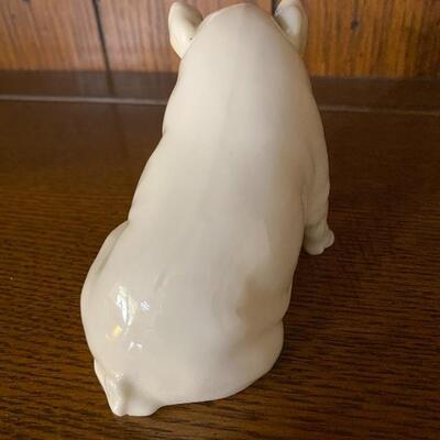 Belleek Pig Figurine