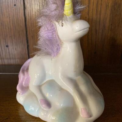 Three Unicorn Figurines
