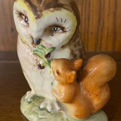 Beatrix Potterâ€™s Old Mr Brown Figurine 