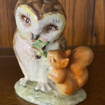 Beatrix Potterâ€™s Old Mr Brown Figurine 