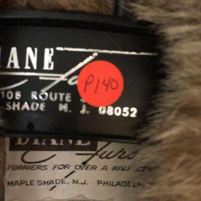 P140:  Diane Furs Small Fur Coat