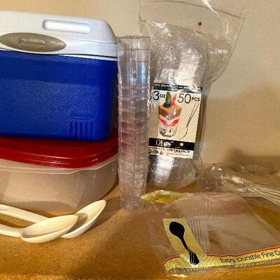 CL64:  Cooler, Plastic Storage, and Serving Cups