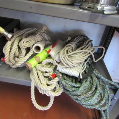 LOT 52  PLUMBING SUPPLIES AND ROPE