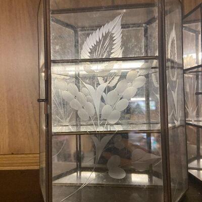 CL68: Small Hanging Mirrored Display Cases