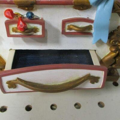 Lot 76 - Disneys Tinker Bell Hidden Treasure Chest Snow Globe w/ Musical Jewelry Box