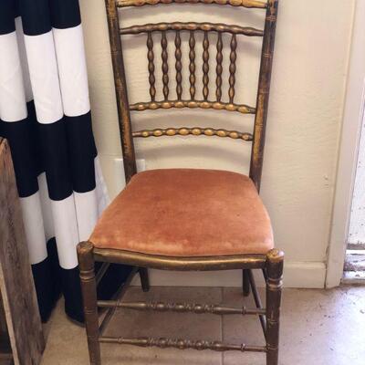 Lot 20 Vintage Spindle Back Chair