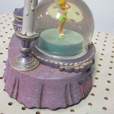 Lot 97 - Disney Tinkerbell Rotating Snow Globe Vanity Set