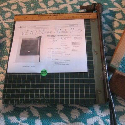 Vintage paper cutter