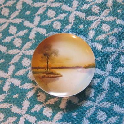 Handpainted Nippon decorative plate