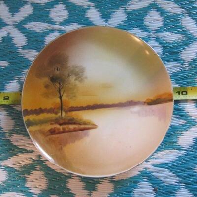 Handpainted Nippon decorative plate