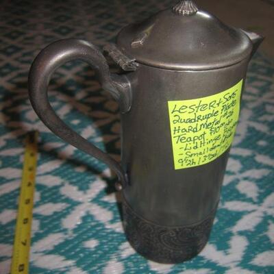 Lester & Sons silver coffee urn