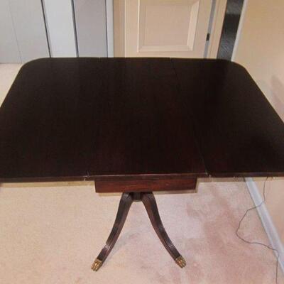 Early 1900â€™s Regency Drop Leaf Breakfast Table, imported from England