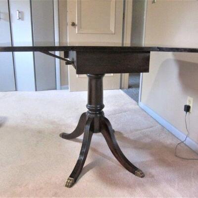 Early 1900â€™s Regency Drop Leaf Breakfast Table, imported from England