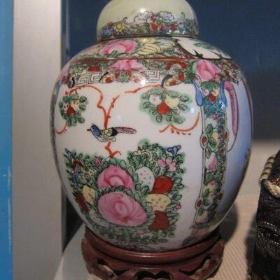 Porcelain vase, oriental design