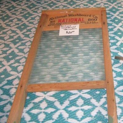 Vintage washboard
