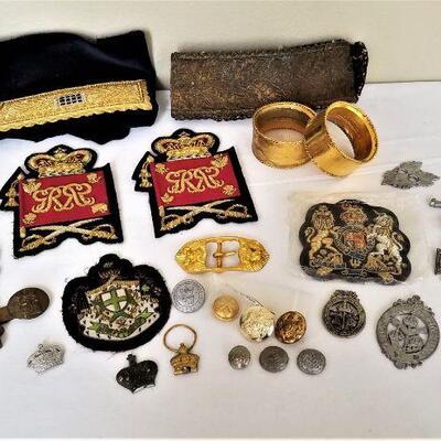 Lot #86  Large British Militaria Lot - you get all you see here