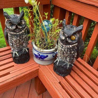 D4:  Owls and Planter