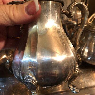 CL43:  Chippendale Silver-plate w/heated tray