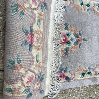 G116: Grey Floral Rug