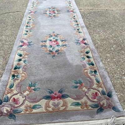G116: Grey Floral Rug