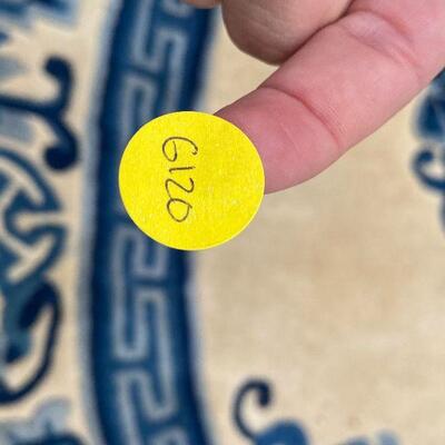 G120: Circular Blue Rug