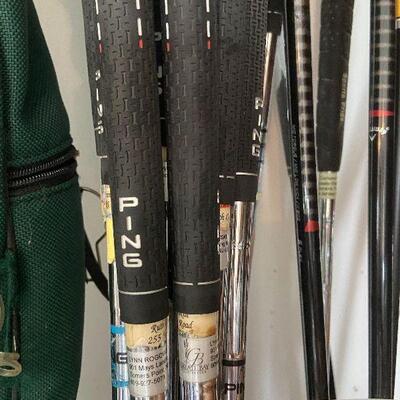G123: Callaway & Ping Golf Club Set With Bag
