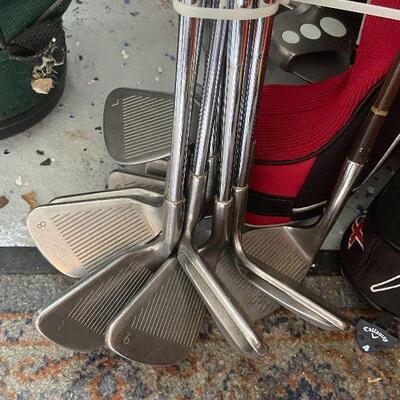 G123: Callaway & Ping Golf Club Set With Bag