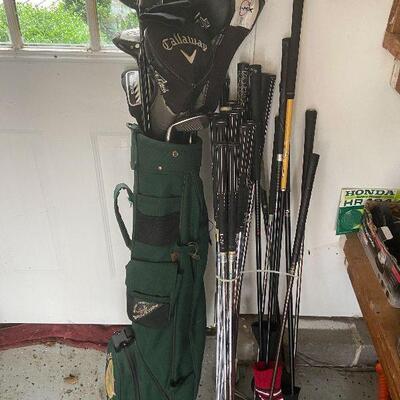 G123: Callaway & Ping Golf Club Set With Bag
