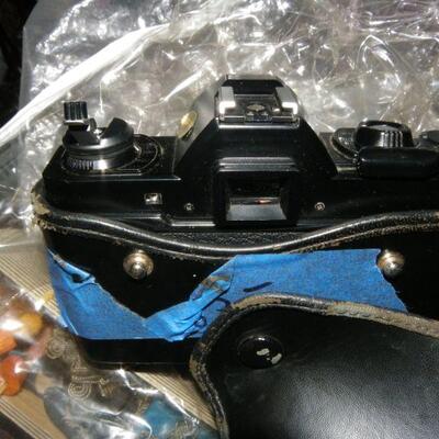" Konica 35mm FP-1 Camera with cover:.