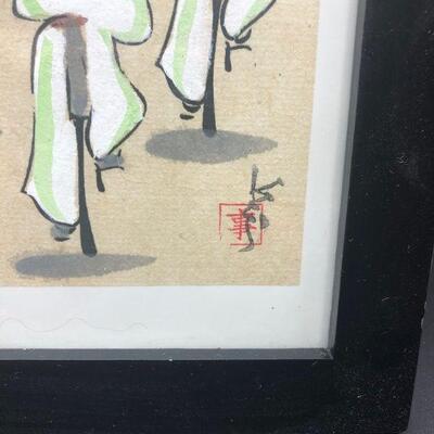 Framed Asian Art 5x7