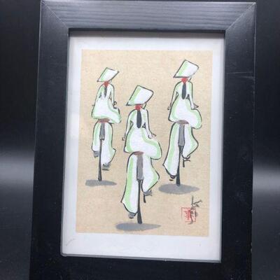 Framed Asian Art 5x7