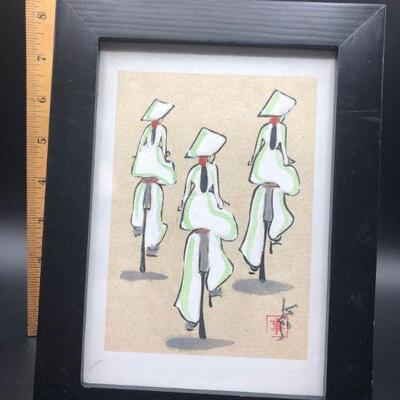 Framed Asian Art 5x7