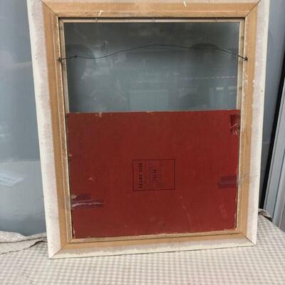 Vintage Picture Frame with Glass