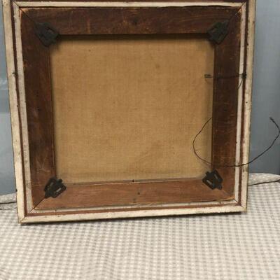 Vintage Framed Painting of Cantaloupe