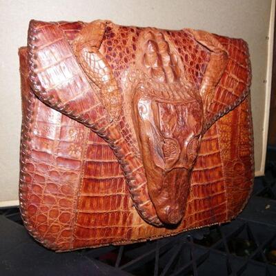 " Vintage Alligator pocket book from Cuba".