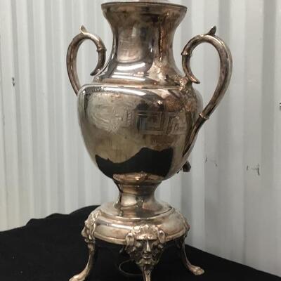 Antique Silver-plate Samovar Large Coffee Pot