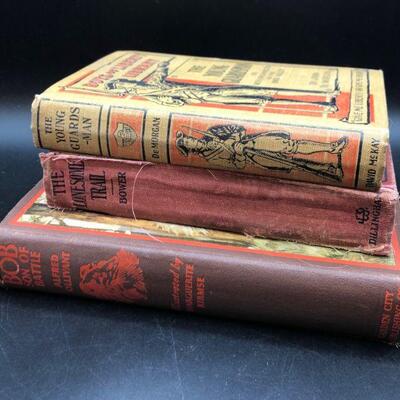 Set of 3 Antique Story Books